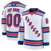 New York Rangers Away Premium Custom Hockey Jersey