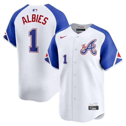 Ozzie Albies Atlanta Braves MLB 2023 City Connect Baseball Jersey