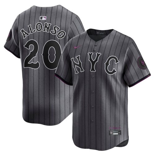 Pete Alonso New York Mets MLB 2024 City Connect Baseball Jersey
