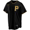 Pittsburgh Pirates Nike Alternate Replica Custom Jersey – Black