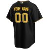 Pittsburgh Pirates Nike Alternate Replica Custom Jersey – Black