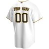 Pittsburgh Pirates Nike Home Replica Custom Jersey – White