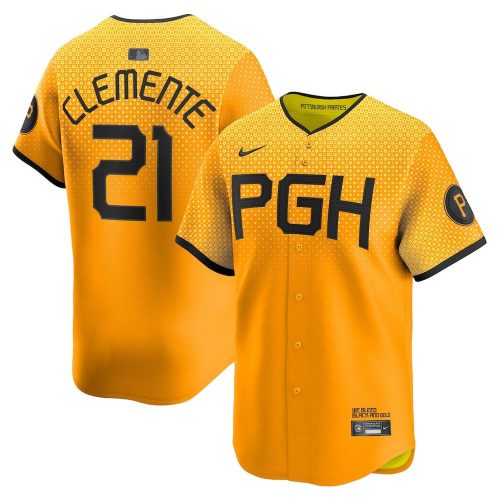 Roberto Clemente Pittsburgh Pirates MLB 2023 City Connect Baseball Jersey