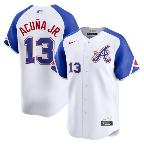 Ronald Acua Jr Atlanta Braves MLB 2023 City Connect Baseball Jersey