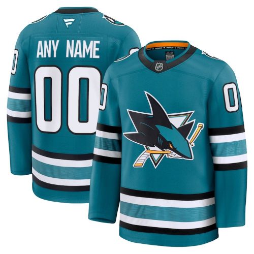 San Jose Sharks Home Premium Custom Hockey Jersey