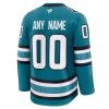 San Jose Sharks Home Premium Custom Hockey Jersey