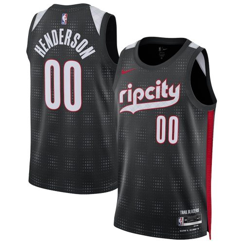 Scoot Henderson Portland Trail Blazers Nike 2025 City Edition Basketball Jersey