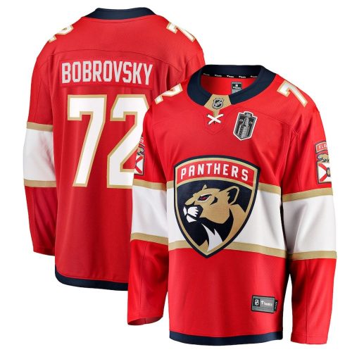Sergei Bobrovsky Florida Panthers 2025 Stanley Cup Final Home Jersey