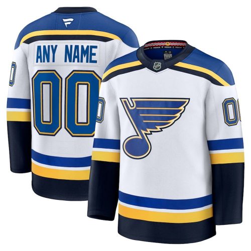 St. Louis Blues Away Premium Custom Hockey Jersey