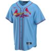 St. Louis Cardinals Nike Alternate Replica Custom Jersey – Light Blue