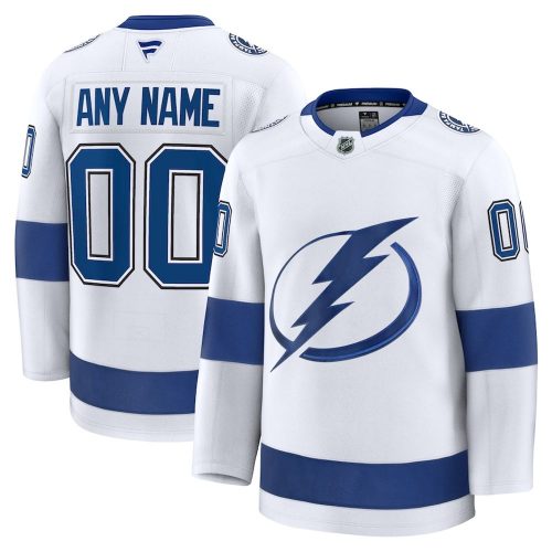 Tampa Bay Lightning Away Premium Custom Hockey Jersey