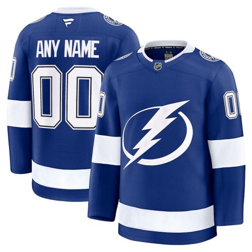 Tampa Bay Lightning Home Premium Custom Hockey Jersey