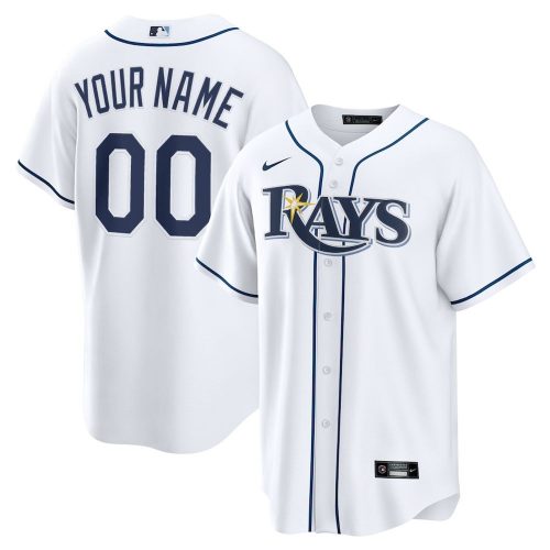 Tampa Bay Rays Nike Home Custom Replica Jersey – White