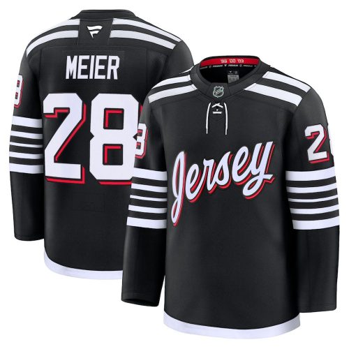 Timo Meier New Jersey Devils Alternate Premium Hockey Jersey – Black