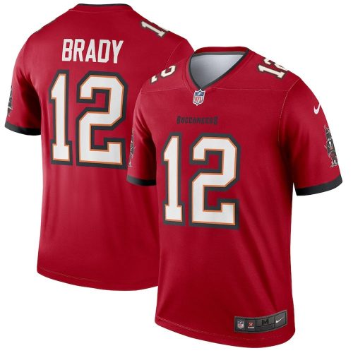 Tom Brady Tampa Bay Buccaneers Nike Team Legend Player Performance Top – Red