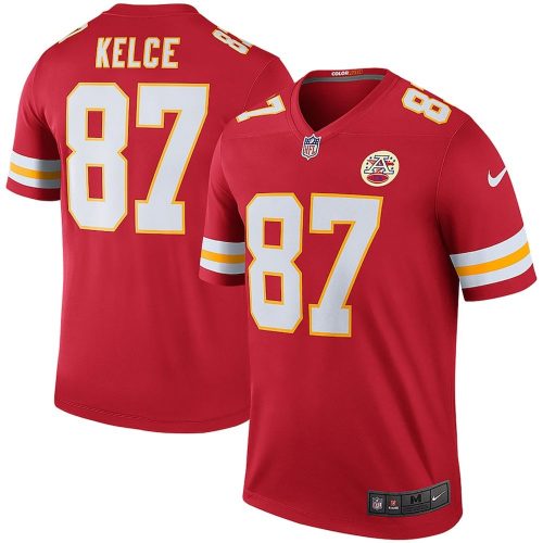 Travis Kelce Kansas City Chiefs Nike Team Legend Jersey – Red