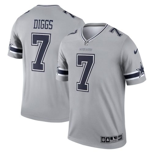 Trevon Diggs Dallas Cowboys Nike Inverted Legend Player Performance Top – Gray