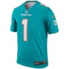 Tua Tagovailoa Miami Dolphins Nike Team Legend Jersey – Aqua