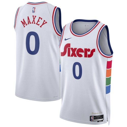 Tyrese Maxey Philadelphia 76ers  Nike 2025 City Edition Basketball Jersey