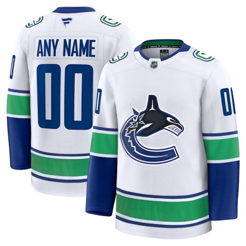 Vancouver Canucks Away Premium Custom Hockey Jersey