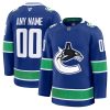Vancouver Canucks Home Premium Custom Hockey Jersey