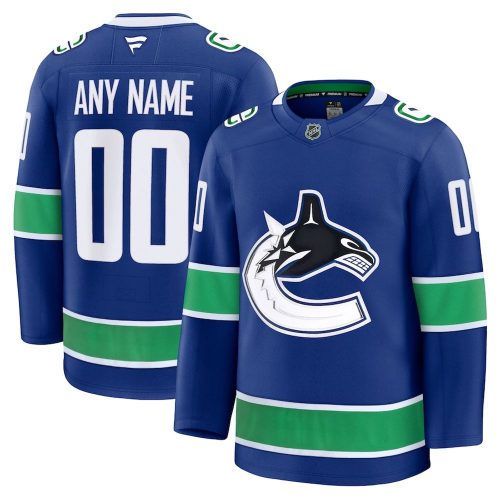 Vancouver Canucks Home Premium Custom Hockey Jersey