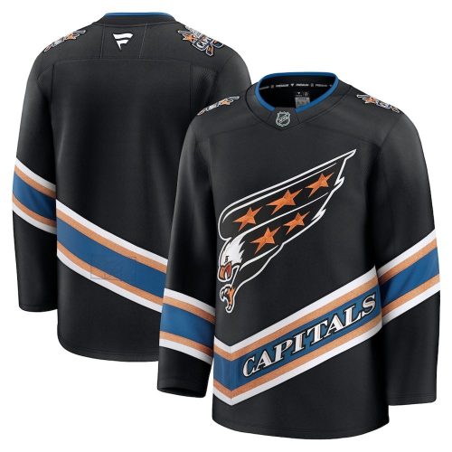 Washington Capitals Alternate 50th Anniversary Premium Hockey Jersey – Black