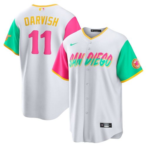 Yu Darvish San Diego Padres MLB 2022 City Connect Baseball Jersey