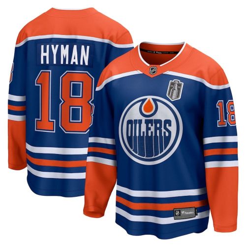 Zach Hyman Edmonton Oilers 2025 Stanley Cup Final Home Jersey