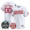 Arkansas Razorbacks 2025 World Series Vapor Premier Limited Custom Jersey – All Stitched