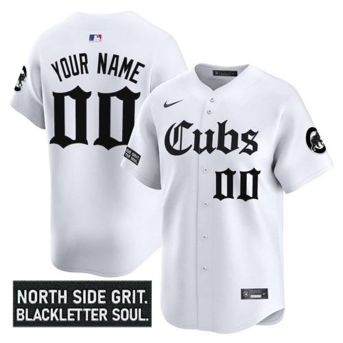 Chicago Cubs Gothic North Side Edition “North Side Grit Blackletter Soul” Baseball Jersey