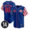Cincinnati Reds 2025 Independence Day Vapor Premier Limited Custom Jersey – Pete Rose Patch – All Stitched