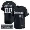 Cincinnati Reds ‘Gothic Queen City Edition’ Personalied Baseball Jersey