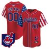 Cleveland Indians 2025 Independence Day Vapor Premier Limited Custom Jersey – All Stitched