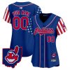 Cleveland Indians 2025 Independence Day Vapor Premier Limited Custom Jersey – All Stitched