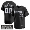 Detroit Lions ‘Motor Gothic Edition’ Personalized Baseball Jersey