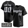 Los Angeles Angels ‘Gothic Halo Edition’ Personalized Baseball Jersey