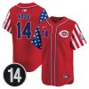 Men’s Cincinnati Reds 2025 Independence Day Vapor Premier Limited Jersey – All Stitched