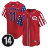 Men’s Cincinnati Reds 2025 Independence Day Vapor Premier Limited Jersey – All Stitched