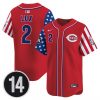 Men’s Cincinnati Reds 2025 Independence Day Vapor Premier Limited Jersey – All Stitched