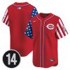 Men’s Cincinnati Reds 2025 Independence Day Vapor Premier Limited Jersey – All Stitched