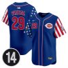 Men’s Cincinnati Reds 2025 Independence Day Vapor Premier Limited Jersey – All Stitched