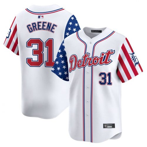Men’s Detroit Tigers 2025 Independence Day Vapor Premier Limited Jersey – All Stitched