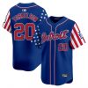 Men’s Detroit Tigers 2025 Independence Day Vapor Premier Limited Jersey – All Stitched