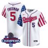 Men’s Dodgers 2025 Independence Day Vapor Premier Limited Jersey – All Stitched