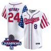 Men’s Dodgers 2025 Independence Day Vapor Premier Limited Jersey – All Stitched