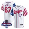 Men’s Dodgers 2025 Independence Day Vapor Premier Limited Jersey – All Stitched