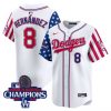 Men’s Dodgers 2025 Independence Day Vapor Premier Limited Jersey – All Stitched