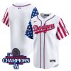 Men’s Dodgers 2025 Independence Day Vapor Premier Limited Jersey – All Stitched
