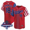 Men’s Dodgers 2025 Independence Day Vapor Premier Limited Jersey – All Stitched